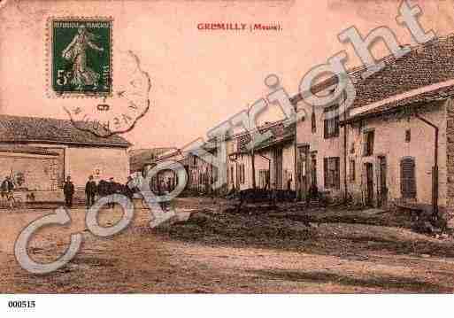 Ville de GREMILLY, carte postale ancienne