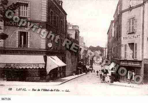 Ville de LAVAL, carte postale ancienne