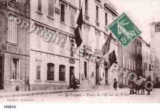 Ville de SAINTTROPEZ, carte postale ancienne