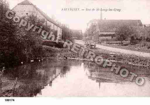 Ville de SAUVIGNEY, carte postale ancienne