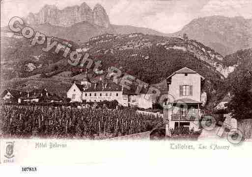 Ville de TALLOIRES, carte postale ancienne