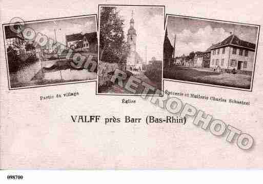 Ville de VALFF, carte postale ancienne