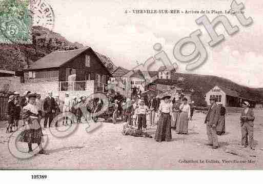 Ville de VIERVILLESURMER, carte postale ancienne