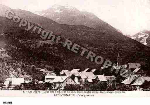 Ville de VIGNEAUX(LES), carte postale ancienne