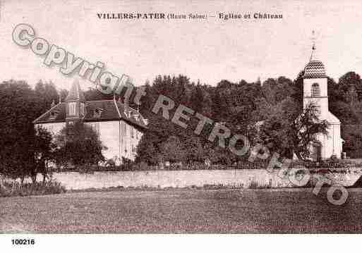 Ville de VILLERSPATER, carte postale ancienne