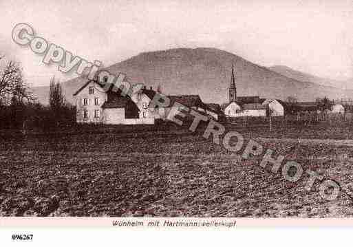 Ville de WUENHEIM, carte postale ancienne