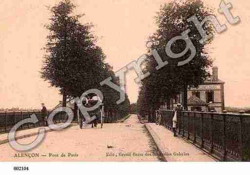 Ville de ALENCON, carte postale ancienne