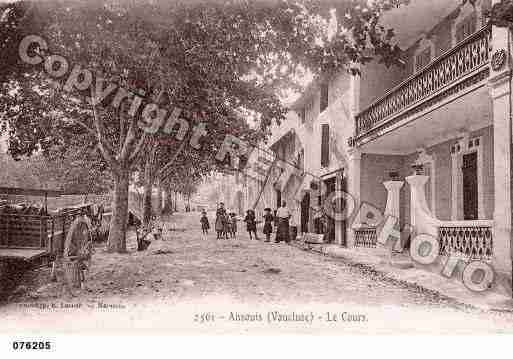 Ville de ANSOUIS, carte postale ancienne