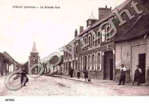 Ville de AVELUY, carte postale ancienne