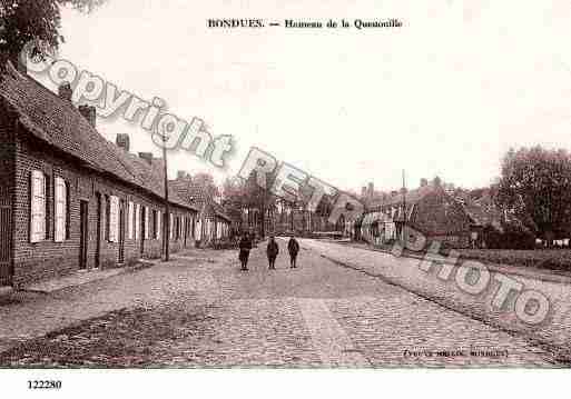 Ville de BONDUES, carte postale ancienne