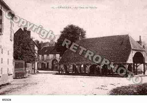 Ville de CHAILLEY, carte postale ancienne