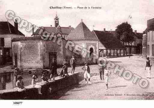 Ville de CHAILLEY, carte postale ancienne