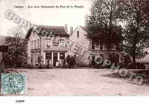 Ville de CUSTINES, carte postale ancienne