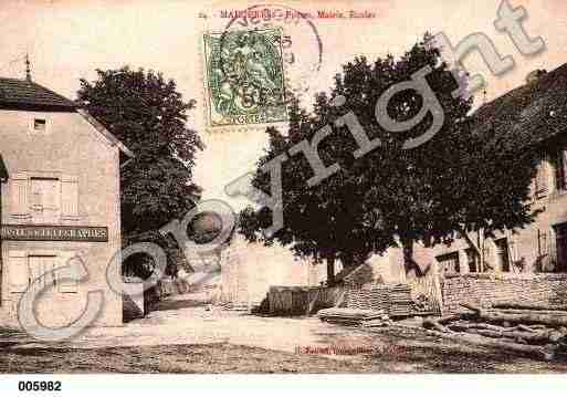Ville de MAIZIERES, carte postale ancienne