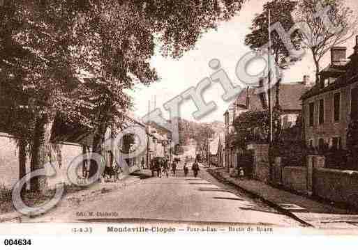Ville de MONDEVILLE, carte postale ancienne