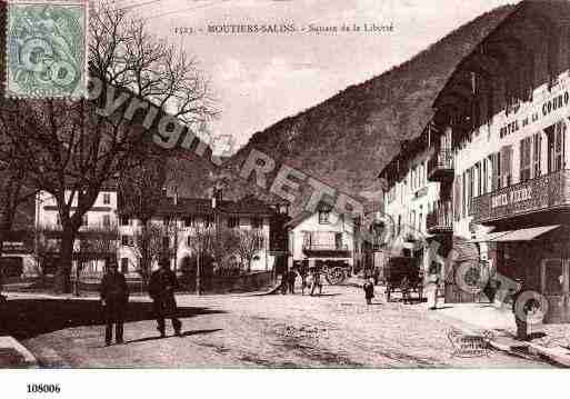 Ville de MOUTIERSTARENTAISE, carte postale ancienne