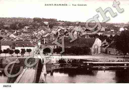 Ville de SAINTMAMMES, carte postale ancienne