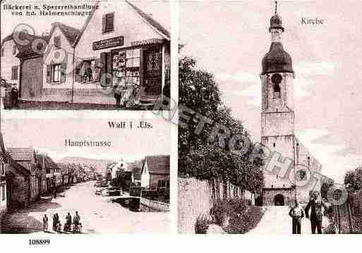 Ville de VALFF, carte postale ancienne