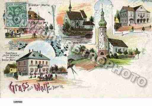 Ville de VALFF, carte postale ancienne