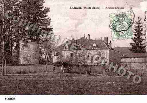 Ville de BARGES, carte postale ancienne