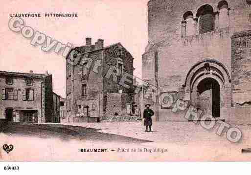 Ville de BEAUMONT, carte postale ancienne