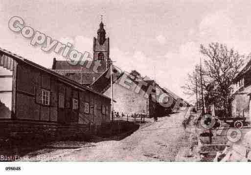 Ville de BUST, carte postale ancienne