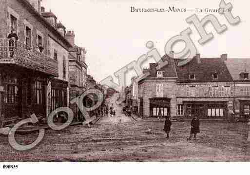 Ville de BUXIERESLESMINES, carte postale ancienne