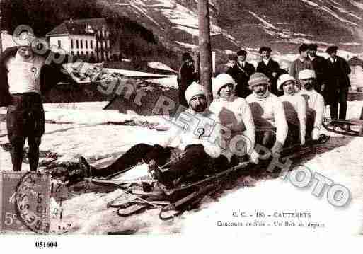 Ville de CAUTERETS, carte postale ancienne