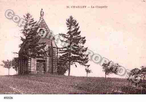 Ville de CHAILLEY, carte postale ancienne