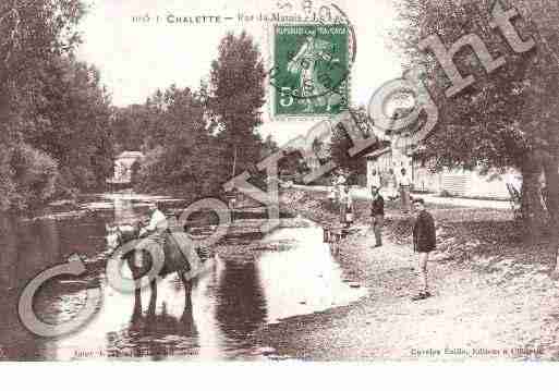 Ville de CHALETTESURVOIRE, carte postale ancienne