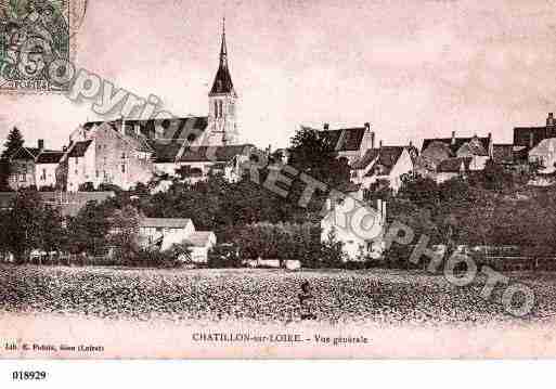 Ville de CHATILLONSURLOIRE, carte postale ancienne