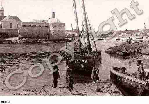 Ville de CONCARNEAU, carte postale ancienne