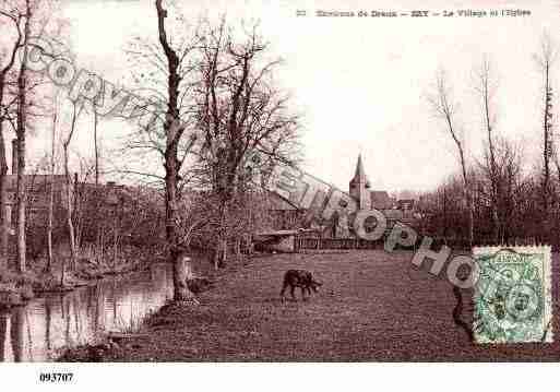 Ville de EZYSUREURE, carte postale ancienne