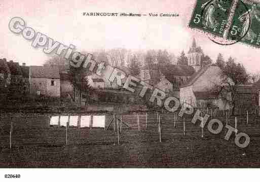 Ville de FARINCOURT, carte postale ancienne