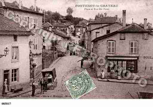 Ville de FONTENOYLECHATEAU, carte postale ancienne