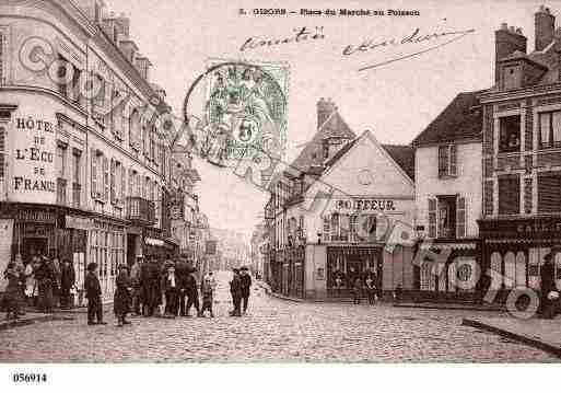 Ville de GISORS, carte postale ancienne