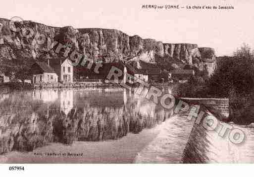 Ville de MERRYSURYONNE, carte postale ancienne