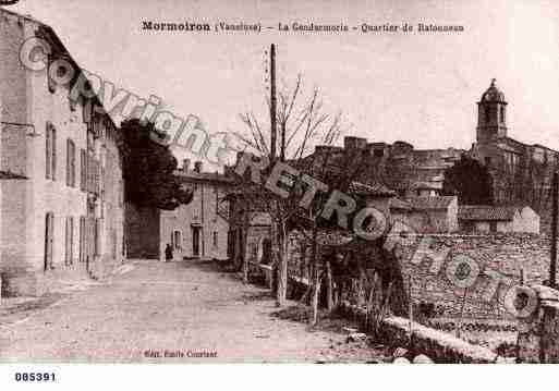 Ville de MORMOIRON, carte postale ancienne