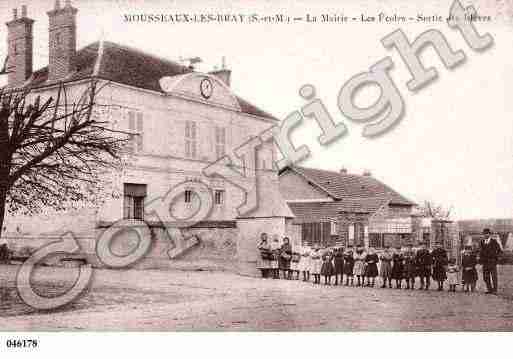 Ville de MOUSSEAUXLESBRAY, carte postale ancienne