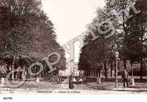 Ville de ORMESSON, carte postale ancienne