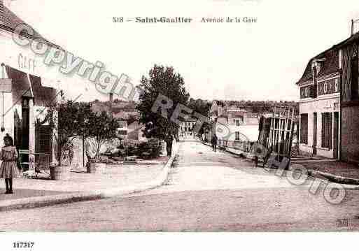 Ville de SAINTGAULTIER, carte postale ancienne