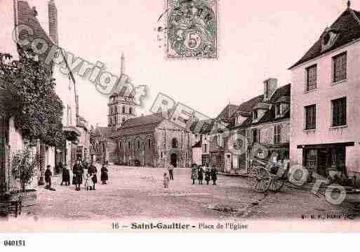 Ville de SAINTGAULTIER, carte postale ancienne