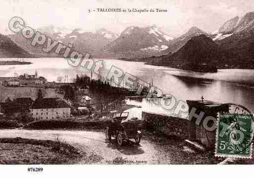 Ville de TALLOIRES, carte postale ancienne