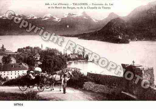 Ville de TALLOIRES, carte postale ancienne