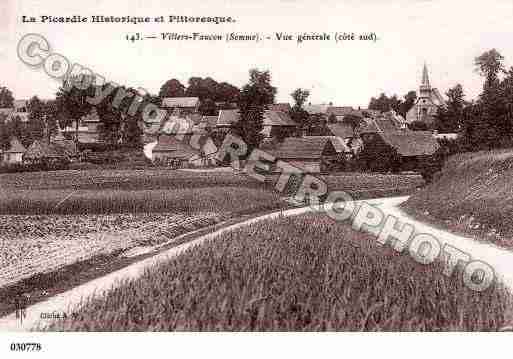 Ville de VILLERSFAUCON, carte postale ancienne