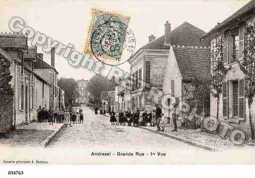 Ville de ANDREZEL, carte postale ancienne