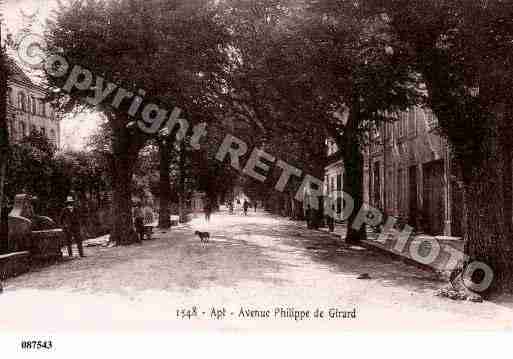 Ville de APT, carte postale ancienne