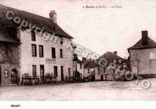 Ville de BEDEE, carte postale ancienne