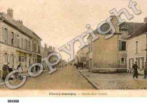 Ville de CHEVRYCOSSIGNY, carte postale ancienne