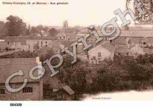 Ville de CHEVRYCOSSIGNY, carte postale ancienne